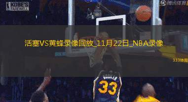 2024年11月22日NBA常规赛活塞vs黄蜂