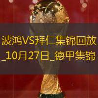 10月27日德甲第8轮波鸿vs拜仁慕尼黑进球视频