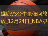 2024年12月24日NBA常规赛雄鹿vs公牛
