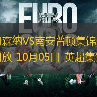英超第7轮阿森纳vs南安普顿片段