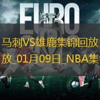 01月09日NBA常规赛 马刺 - 雄鹿 精彩镜头