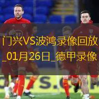 01月26日德甲第19轮门兴vs波鸿全场录像
