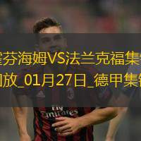 德甲-赫洛泽克补时绝平霍芬海姆2-2法兰克福