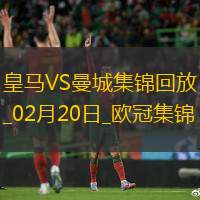 02月20日欧冠淘汰赛附加赛次回合皇家马德里vs曼城进球视频