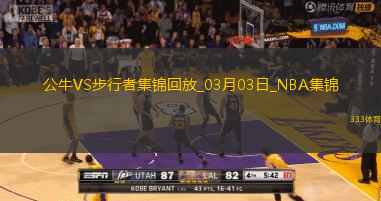 03月03日NBA常规赛 公牛 - 步行者 精彩镜头