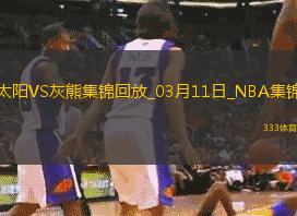 03月11日NBA常规赛 太阳 - 灰熊 精彩镜头