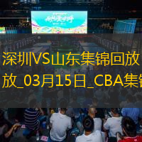 03月15日CBA常规赛 深圳 - 山东 精彩镜头
