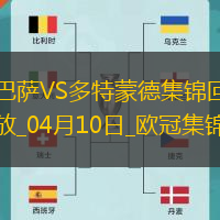04月10日欧冠1/4决赛首回合巴塞罗那vs多特蒙德进球视频