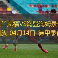 德甲第29轮法兰克福3-0海登海姆
