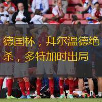 德国杯，拜尔温德绝杀，多特加时出局