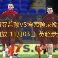 英超第10轮南安普顿1-0埃弗顿