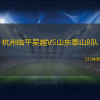 杭州临平吴越VS山东泰山B队