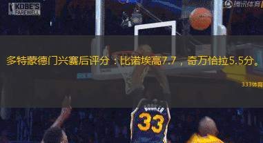 多特蒙德门兴赛后评分：比诺埃高7.7，奇万恰拉5.5分。