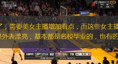 NBA直播已经不仅仅是两位解说员了，需要美女主播增加看点，而这些女主播颜值都是非常高的，身材也非常好，深受广大球迷的喜爱。而她们不光是外表漂亮，基本都是名校毕业的，也有的是模特出身。下面千亿球友会就来看一看